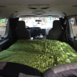 Interior in "bed" mode